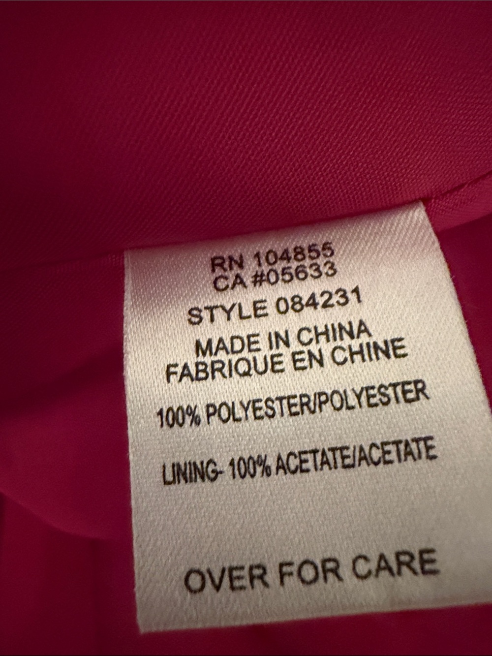 600 West Magenta Textured Blazer Jacket Career Office Business Chic‎ Size 8 EUC - Picture 8 of 12